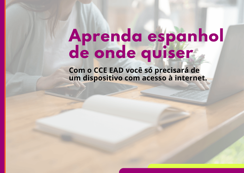 Aprenda espanhol de onde quiser