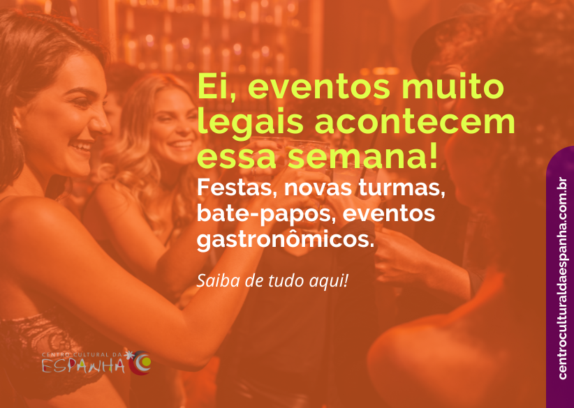 Ei, eventos muito legais acontecem essa semana!